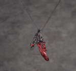 Crimson Wings Necklace - Image 3