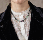 Cyber Devil Necklace – Gothic Crushed Stone Layered Chain - Image 4